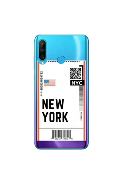Other Huawei P30 Lite New York NYC Transparent Silicone TPU Θήκη