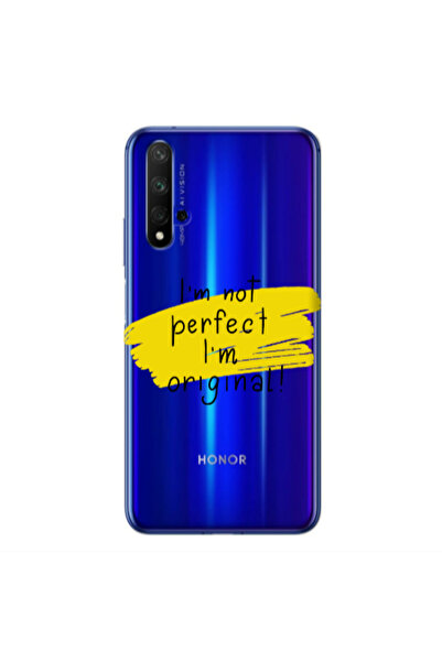 Other Huawei Nova 5 T I m not perfect Transparent Silicone TPU Θήκη