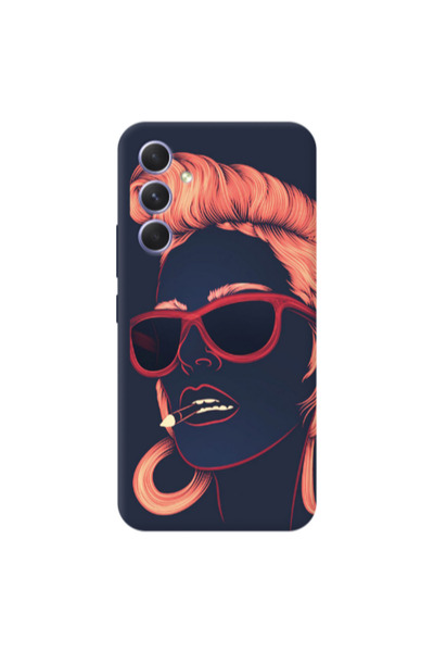 Other Samsung A35 Girl retro Transparent Silicone TPU Θήκη