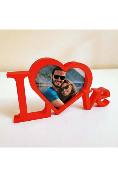 OEM 3D Love Photo Frame, Valentine's Day, Red