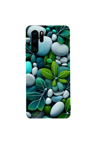 Other Huawei P30 Pro Pebbles Transparent Silicone TPU Θήκη