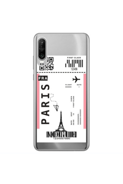 Other Huawei P30 Paris FRA Transparent Silicone TPU Θήκη