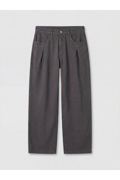 LC Waikiki Nevavm Regular Fit Men's Pleated Trousers with Difference