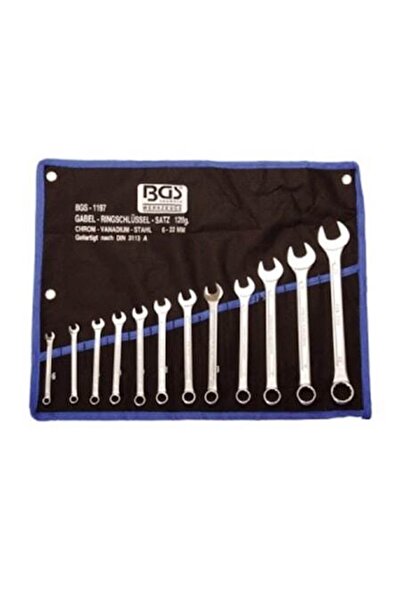BGS Set de chei combinate 6-22 mm, 12 bucăți. Caz