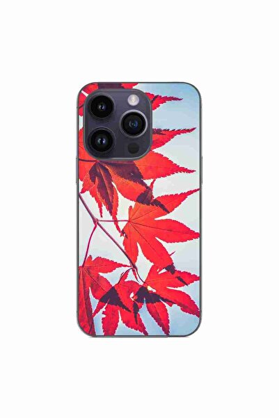 OEM Case compatible with Apple iPhone 14 Pro Silicone Gel Tpu Autumn Leaves P...