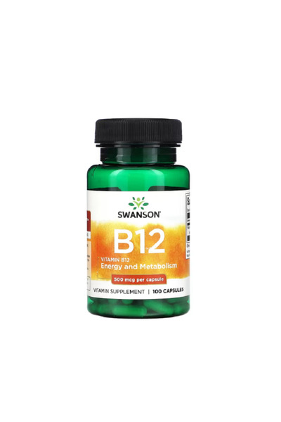SWANSON Vitamin B12 500mcg 100 capsule -