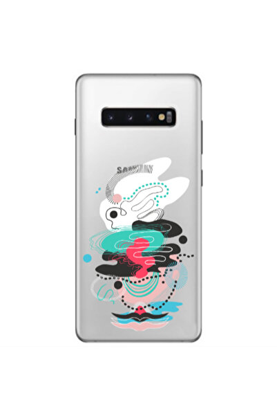 Other Samsung S10 Plus Abstract 50 Transparent Silicone TPU Θήκη