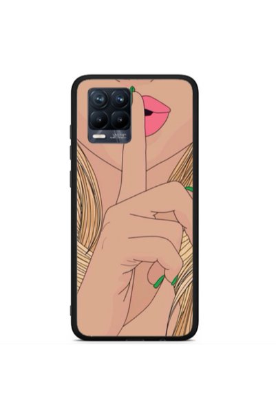 Other Realme 8 i Shut up Black Glossy Θήκη