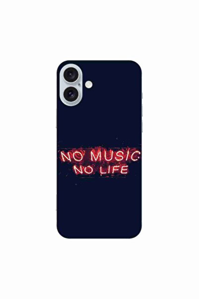 OEM Husa compatibila cu Apple iPhone 16 Plus Silicon Gel Tpu Model No Music N...