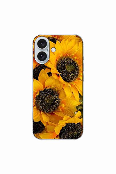 OEM Husa compatibila cu Apple iPhone 16 Silicon Gel Tpu Model Floarea Soarelui
