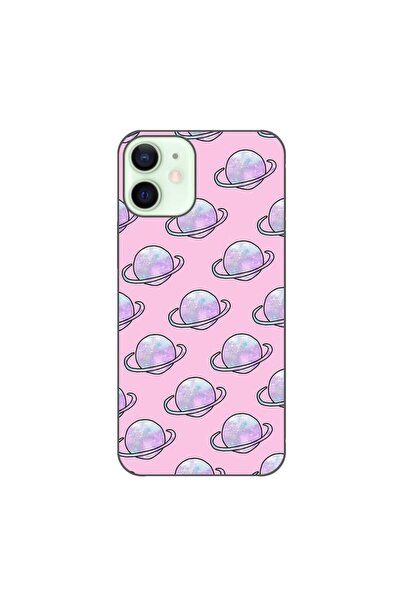 OEM Husa compatibila cu Apple iPhone 12 Mini Silicon Gel Tpu Model Saturn Dreams