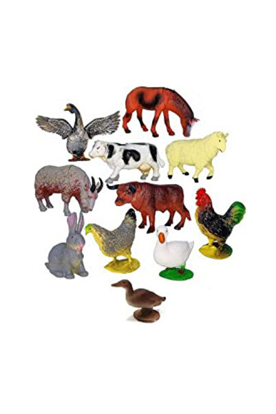PlayFun Set Figurine Animale Jucărie Educativă Plastic Rezistent Colecție Cad...