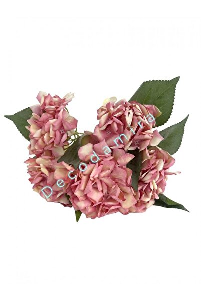 OEM Flori Artificiale Buchet Hortensie 5 Flori Roz Inchis