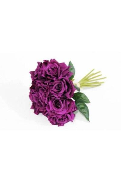 OEM Flori Artificiale Trandafiri Legati 10 Fire Mov Violet