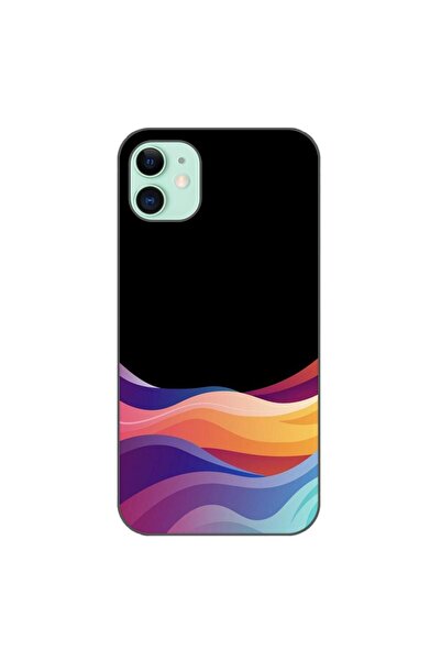 OEM Husa compatibila cu Apple iPhone 11 Silicon Gel Tpu Model Neon Waves