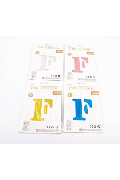 OEM Balon Folie Litera ,,F" 40cm Roz