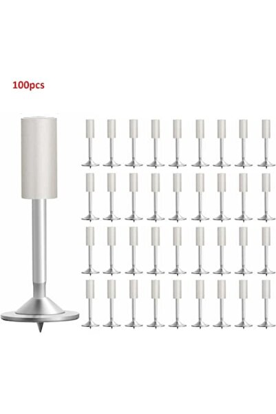 Trendily Set de 100 de nituri rotunde pentru pistol de nituit, 2.5x30mm