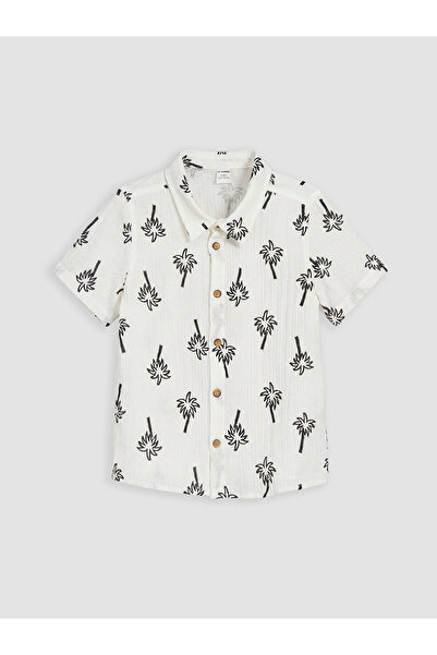 LC Waikiki Nevavm with Difference Boys' Short-Sleeved Shirt