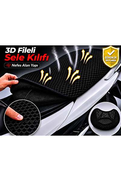 Vi Caro Husa scaun motocicletei Skyjet Rivero 125 1 Husa scaun cu plasa 3D Pr...