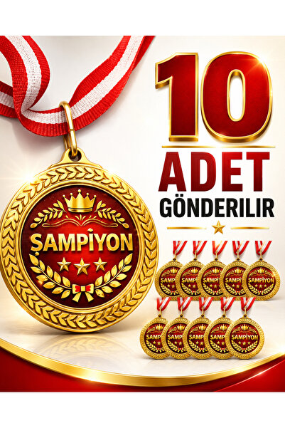 HiperAD Reklam Şampiyon Altın Madalya Metal | Ödül Madalyası 1.lik Yarışma Ok...