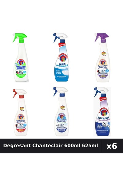 Chanteclair Set 6 Degresant Universal 600ml-625ml - Lamaie, Marsilia, Mosc, B...