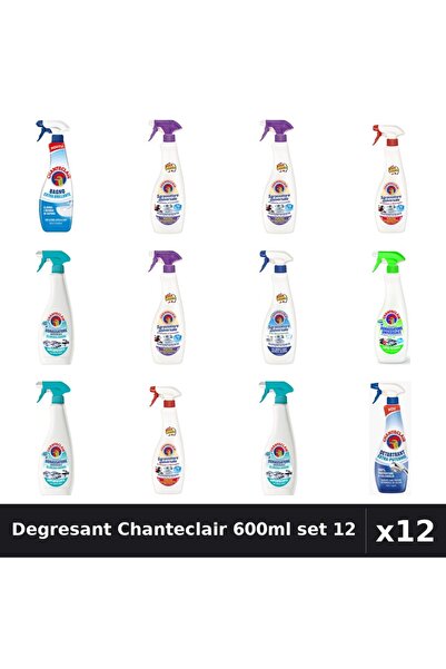 Chanteclair Set 12 Degresant Universal 600ml - Lavanda, Marsilia, Bicarbonat,...