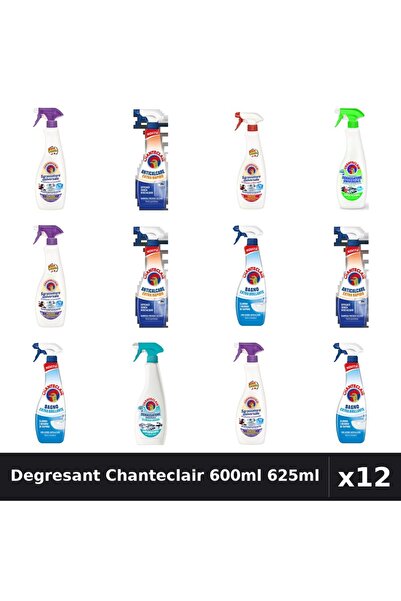 Chanteclair Set 12 Degresant Universal 600ml-625ml - 7 Arome, Anticalcar, Cur...