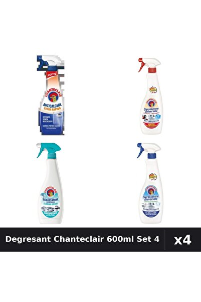 Chanteclair Set 4 Degresant Universal 600-625ml - Marsilia, Bicarbonat, Anti-...