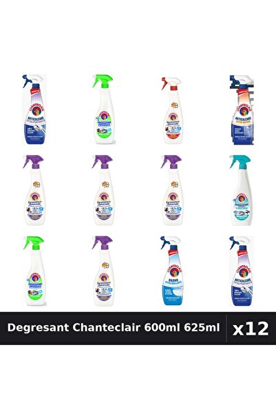 Chanteclair Set 12 Degresant Universal 600ml 625ml - 8 Arome, Anticalcar, Cur...
