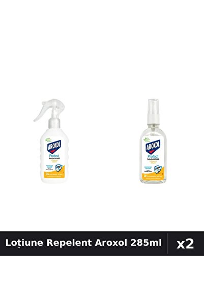 Aroxol Set 2 Loțiune Repelent Insecte 200ml + 85ml - Protecție Anti-Insecte E...