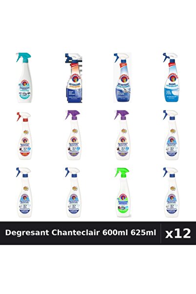 Chanteclair Set 12 Degresant Universal 600ml-625ml - 9 Arome, Bicarbonat, Ant...