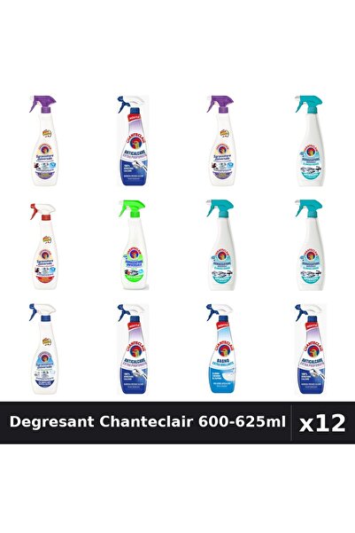 Chanteclair Set 12 Degresant Universal 600-625ml - 7 Arome, Anticalcar, Stral...