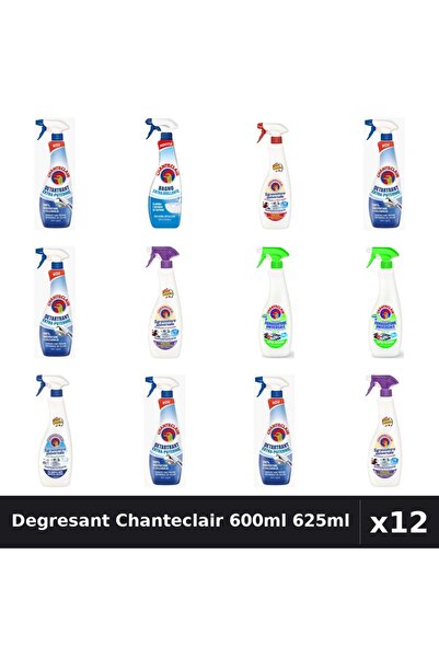 Chanteclair Set 12 Degresant Universal 600ml 625ml - 7 Arome Asortate - Curat...