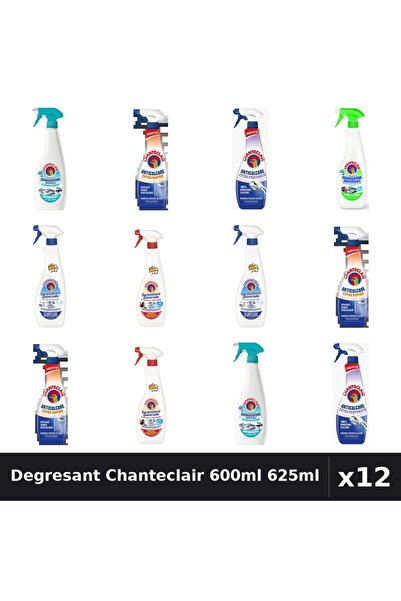 Chanteclair Set 12 Degresant Universal 600ml-625ml - 6 Arome, Anticalcar, Bic...