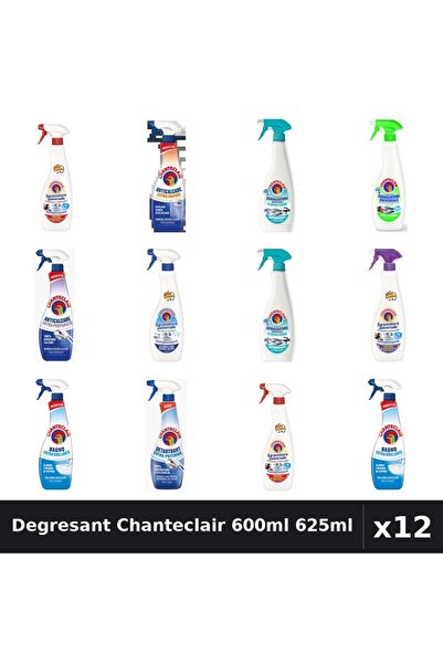 Chanteclair Set 12 Degresant Universal 600ml 625ml - 9 Arome Asortate Curatenie