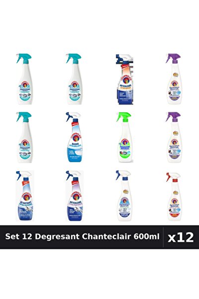Chanteclair Set 12 Degresant Universal 600ml - Anti-Miros, Bicarbonat, Extra ...