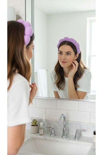 KANİNCHEN Women's Makeup Hair Crown Face Washing Crown Cloud Sponge Skin Care...