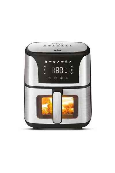 Sanford Digital Air Fryer 7 Smart Cooking Modes, Visible Window, Oil-Free Tec...
