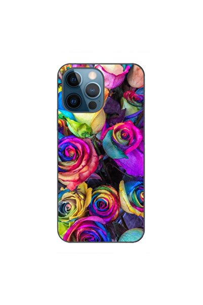 OEM Husa compatibila cu Apple iPhone 12 Pro Silicon Gel Tpu Model Trandafiri ...