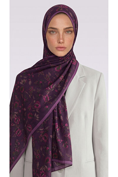 Karaca Velora Patterned Cotton Shawl - Purple