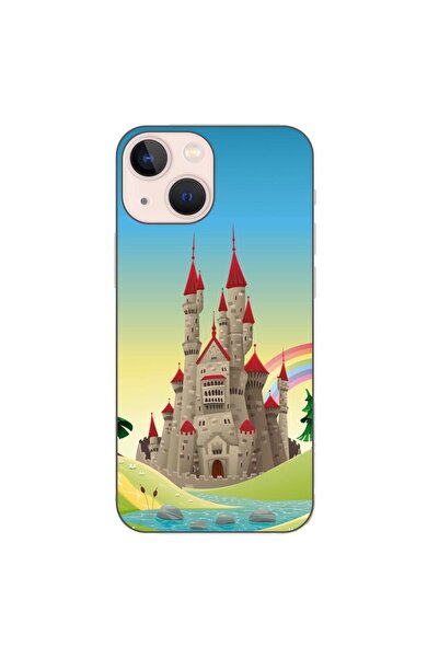 OEM Husa compatibila cu Apple iPhone 13 Mini Silicon Gel Tpu Model Castel