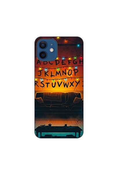 OEM Husa compatibila cu Apple iPhone 12 Silicon Gel Tpu Model Stranger Things...