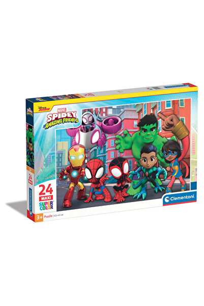 CLEMENTONI Παιδικό Παζλ Maxi Super Color Marvel Spidey Και Οι Απίθανοι Φίλοι ...