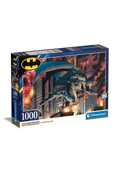 CLEMENTONI Παζλ High Quality Collection Batman 1000 τμχ - Compact Box