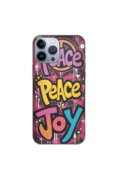 OEM Husa compatibila cu Apple iPhone 13 Pro Max Silicon Gel Tpu Model Peace a...