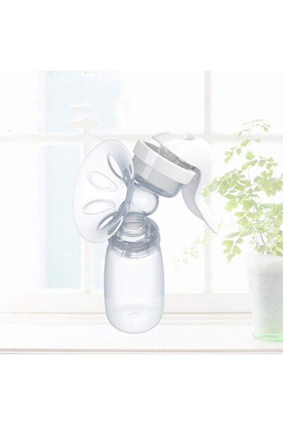 Yallabena Manual Breast Pump with Feeding Bottle – BPA-Free Silicone & PP