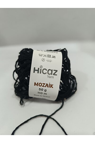 Pİ Yarn Hicaz Large Sequin Hand Knitting Yarn 50Gr