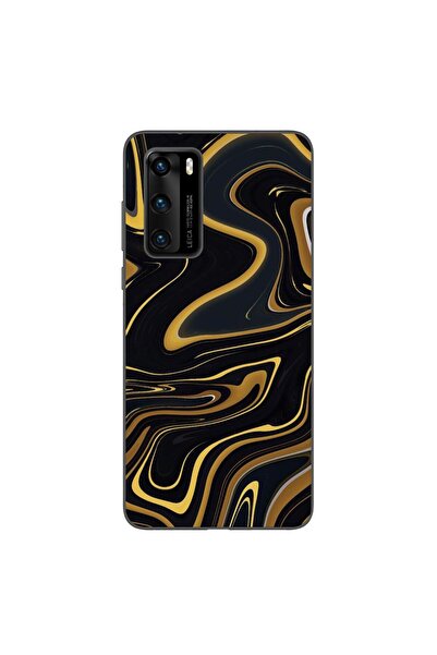 OEM Husa compatibila cu Huawei P40 Silicon Gel Tpu Model Acrylic Glow
