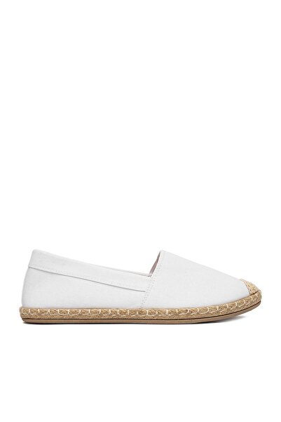 Jenny Espadrile de damă albe
