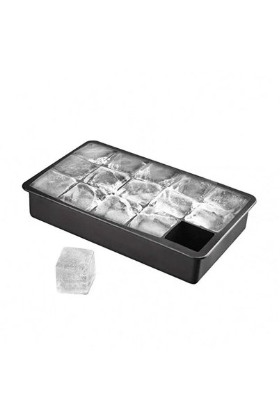 Northern Star 15 Compartment Silicone Ice Mold - 15-Piece Silicone Square Ice Box Cocktail Presentation Ice Mold